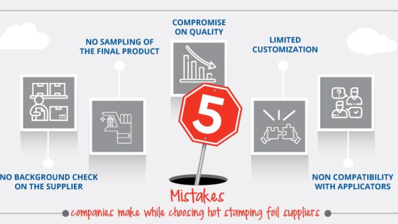 5 mistakes companies make while choosing holographic hot stamping foil suppliers